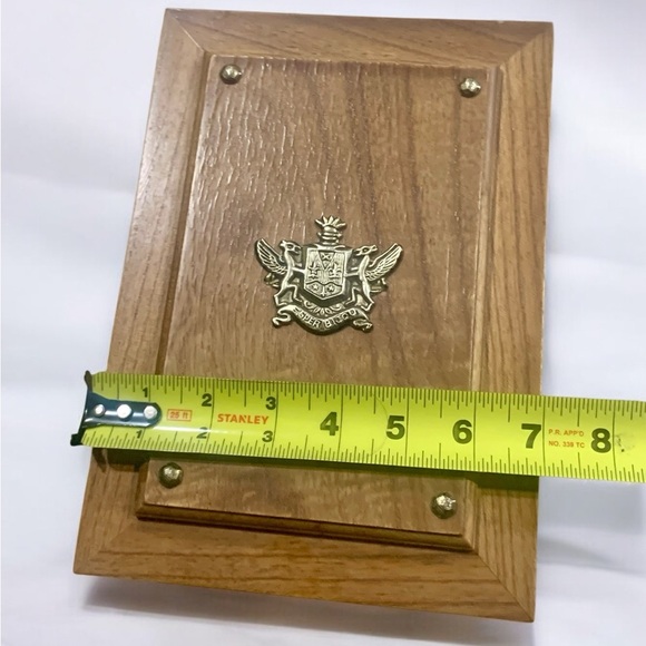 Men’s Vintage Wood Dresser Wallet Jewelry Box - Picture 4 of 8